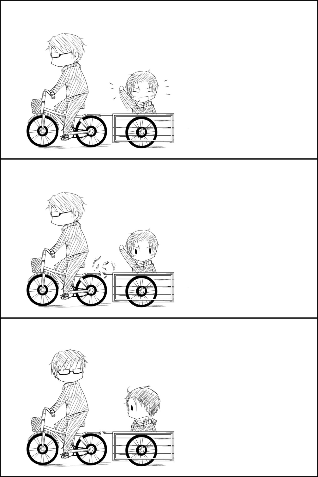 ahokitsune:  midotaka &lt;3 bonus chibi comic which i put on my first midotaka