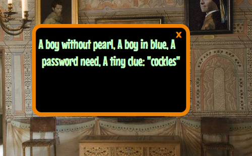 So I was going through the GISHWHES mansion, and...