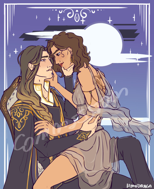 hirodraga:A very lovely piece of Ev and Valerius for the very lovely @evarcana !! Thank you so much 