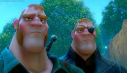 baku-babe:  sparksane:  HEADCANON: The Stabbington Brothers are two of Hans’ 12 older brothers who gave up on trying to get the southern isles crown and moved on to stealing crowns from other kingdoms.  Those sideburns are clearly genetic.  That’s