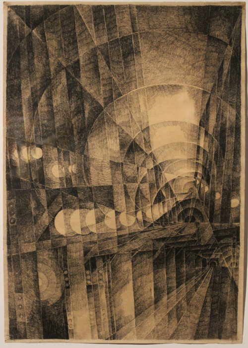 amare-habeo: Erika Giovanna Klien  (Austrian, 1900 – 1957) Subway, 1932Pencil and bl