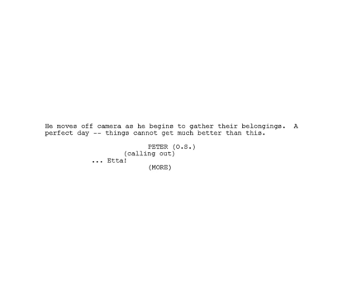 briannaefraser:  Fringe | An Enemy of Fate | Final scene (digital script)  yet it says he has no concept of what it means yet motherfucking fanfic fuel