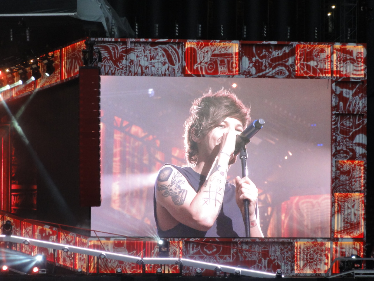  Louis, One Direction concert in the Amsterdam Arena june 24th 