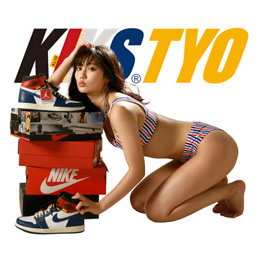 KIKS TYO x Kazusa Okuyama 奥山かずさ Union Air Jordan 1 Tees Online...