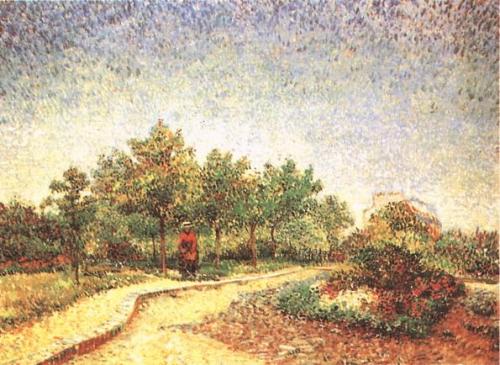 Outskirts of Paris, roads and lanes near Paris  -  Vincent van Gogh 1886-87Post-impressionismOutskir