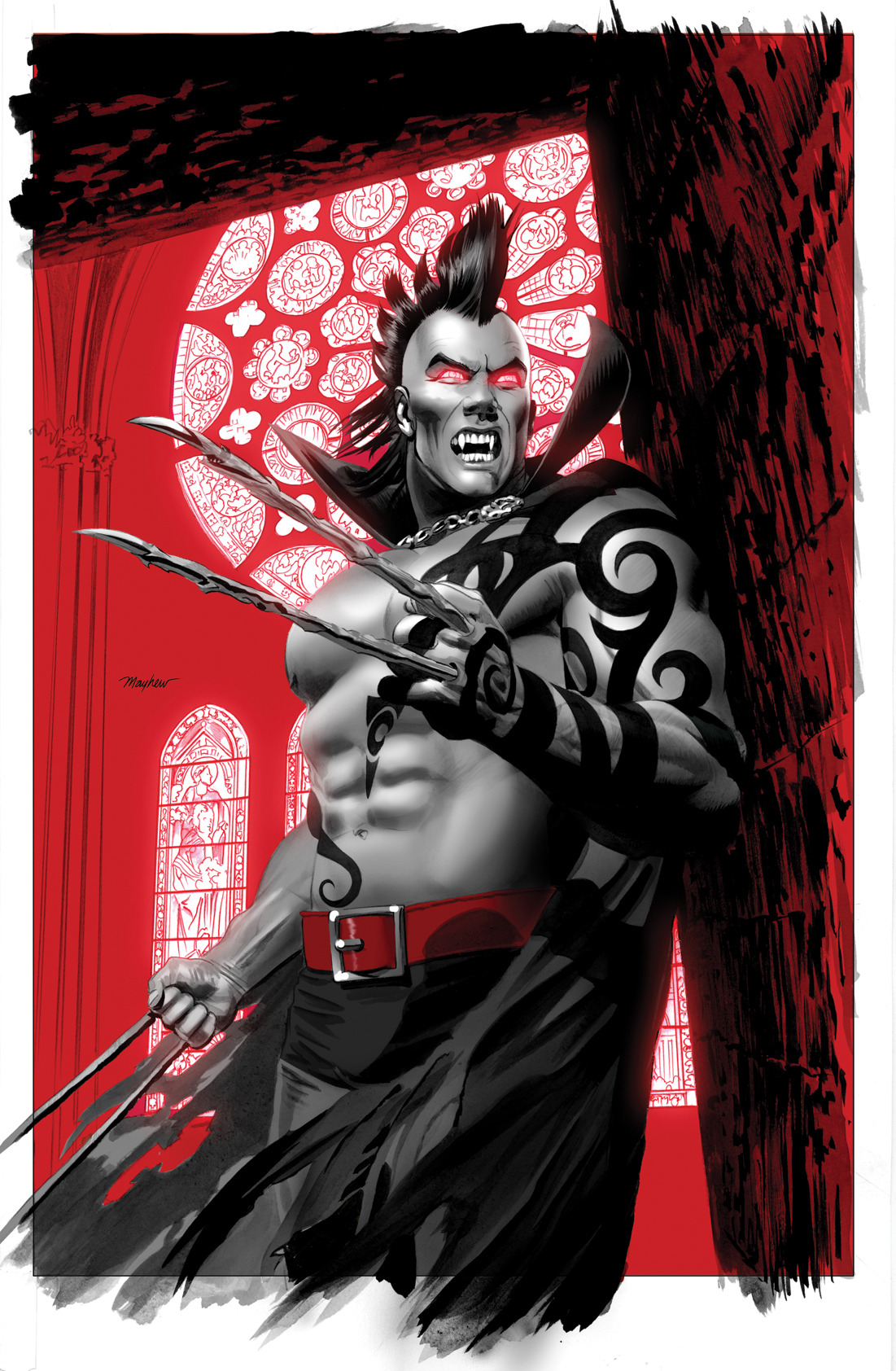 thebestthereiswaswillbe:  some vampire inspired art by the talented Mike Mayhew.