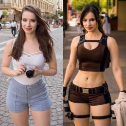 Love-Cosplaygirls:  Enji Night As Lara Croft