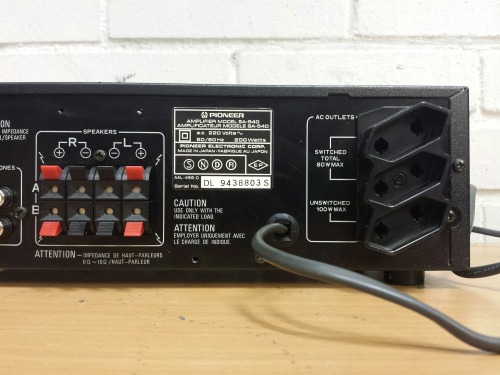Pioneer SA-540 Stereo Amplifier, 1983