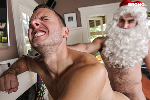 marc-dylan:Click Here To Watch The Full Scene - Brenner Bolton Fucked Bareback By Santa