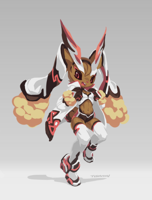 norithics:  tysontan:  EVOLUTION! Buneary >> Lopunny >> Mega Lopunny  ミミロル >> ミミロップ >> メガミミロップ  Oh hey, I want all three of them to step on my head! =D