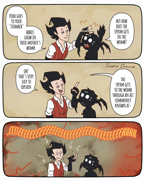 Now I Wonder How Wilson Would Answer If One Day Webber Asked The Origin Of Babies?