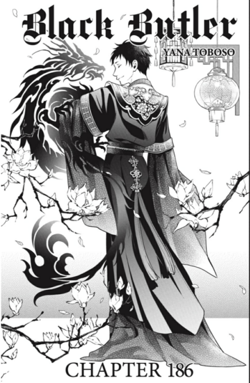 Black Butler Chapter 186 The official English translation for the new chapter is released today, Mar