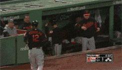 kingraccoon:  Baseball players have a weird way of displaying appreciation.