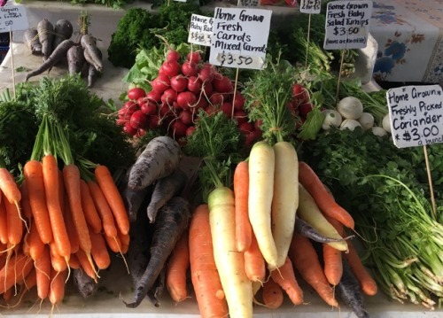 3rdquartermoon: bog-dyke:fresh veggies at the farmers market -