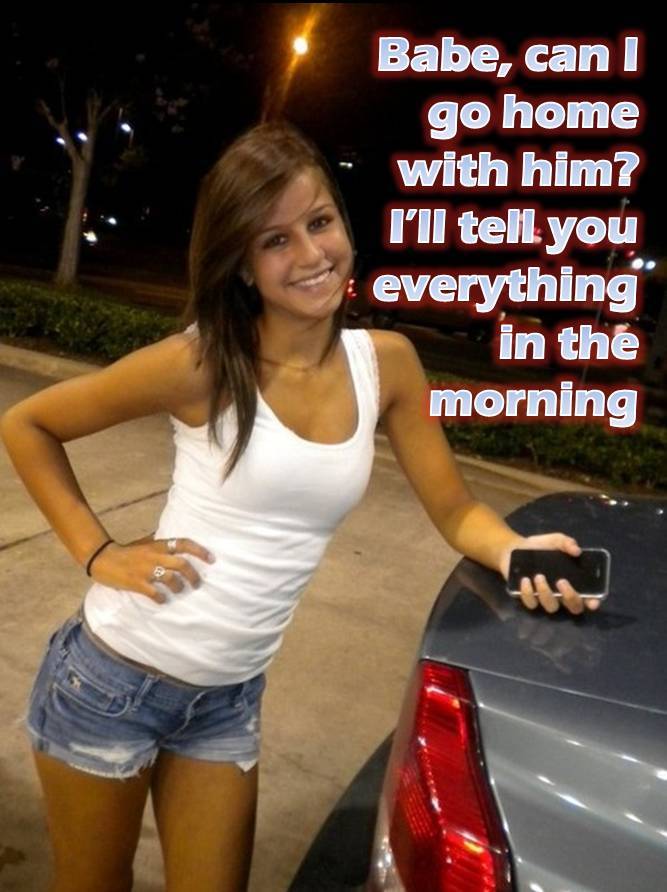 davetheparent:  teen-cuckold:  You already know the answer babe.  Whether this is