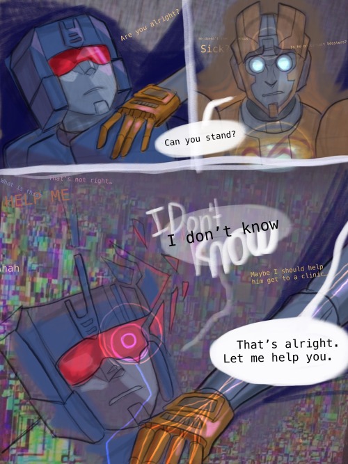 Soundwave Comic Pt 1. NextExploring Soundwave’s early life, surviving in in the dead end with out of