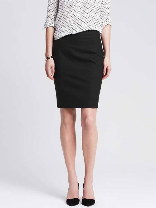 Black Lightweight Wool Pencil SkirtSearch for more Skirts by banana republic on Wantering.