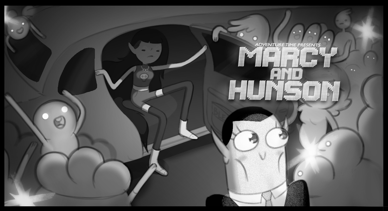 halfglovepunch:Here are some sketches/predesign stuff for Marcy &amp; Hunson.