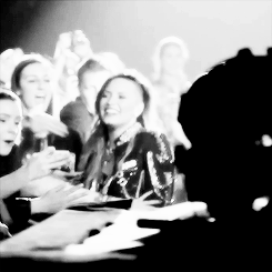useyourmelody-deactivated201503:  Demi in the crowd during Two Pieces 