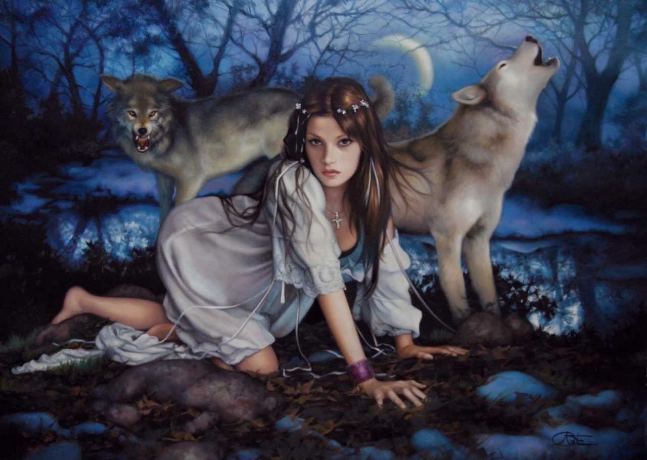 slow-deep-hard:  Arantza Sestayo • Traditional Arts, Painting Oil. Fairies, girls