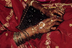 ouilavie:  A. Abbas. Mauritius. Port Louis. Muslim bride’s hand, richly decorated with henna patterns. 1992. 