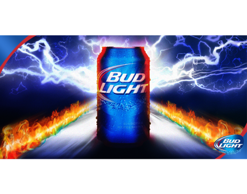 Design for Bud Light social media channels.