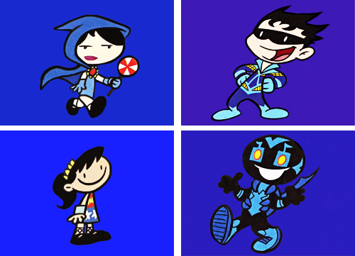 helenabertinelliblog:Aw yeah! Tiny Titans!And because we could all use a bit more cuteness in our li