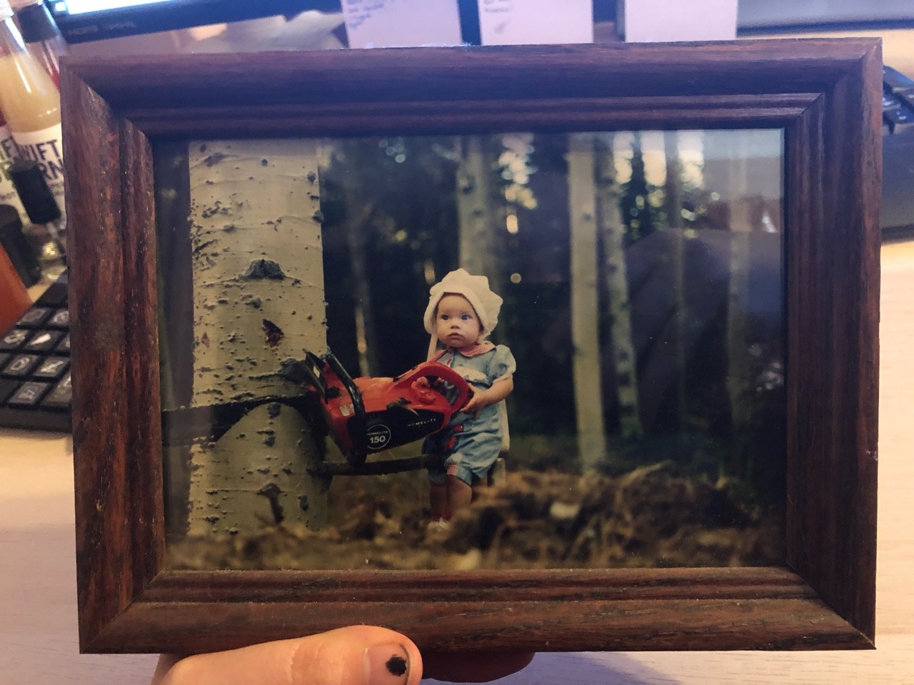 katy-l-wood:  katy-l-wood:  It probably says a lot about me that the only baby photo