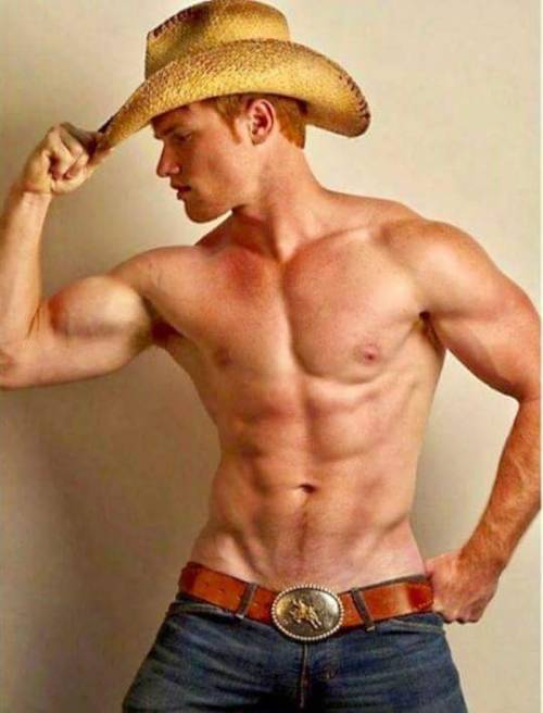 onlygingerscruff: ginger-genes: Ginger and cowboy, he’s so horny and hot Proper