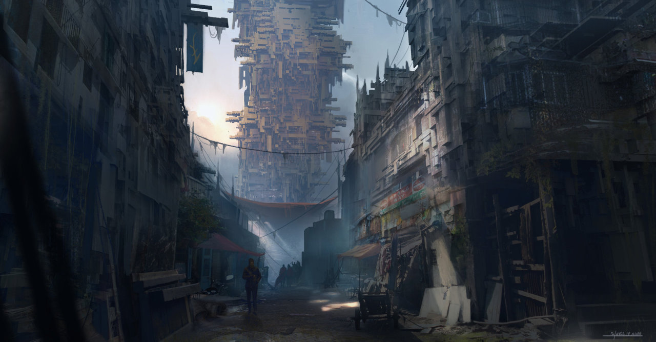 cinemagorgeous:Beautiful sci-fi art by Tyler Thull