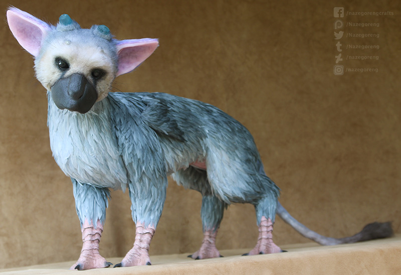 nazegoreng: Trico: The Last Guardian - Handmade art doll  Wow, I never thought I’d