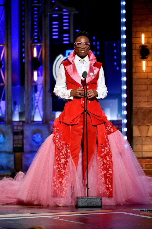 Billy Porter speaks onstage during the 2019 Tony Awards at Radio City Music Hall on June 9, 2019 in 