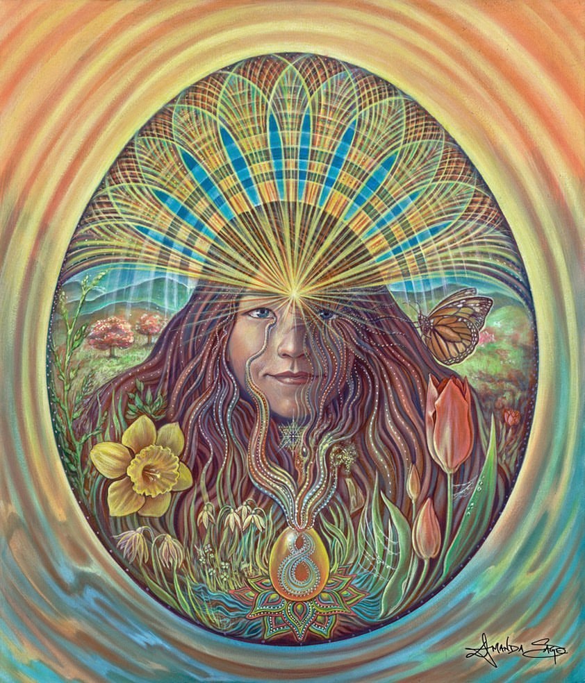 Regenerating Heaven on Earth and more art by Amanda Sage, art