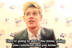 craicalaic:  “little Niall still gets butterflies” x 