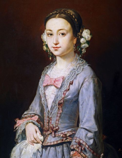 Isabel Aragón de Escolar by Luis Ferrant y Llausás, 1854