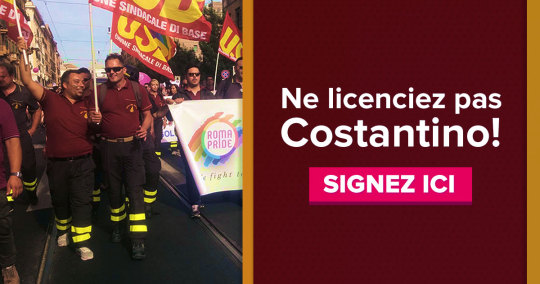 Licencié pour avoir défilé à la Marche des fiertés ?