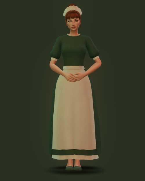 satterlly:Maid dress - EleanorNew mesh (EA-mesh edit)2 Dresses30 swatchesFemale onlyAdult onlyF