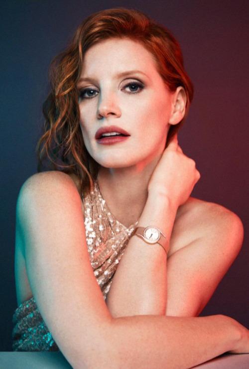 Jessica Chastain by Matt Holyoak for Vanity Fair London