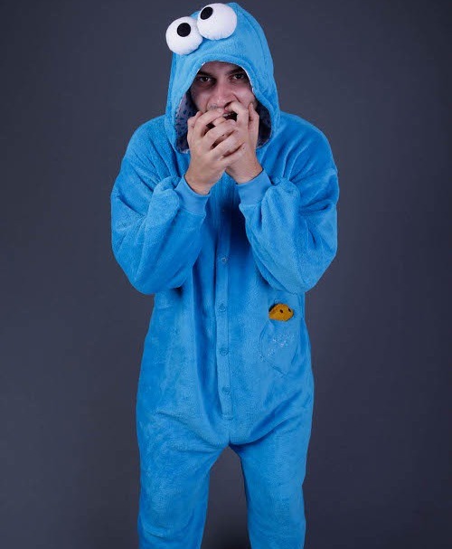 Cookie Monster Onesie!! So Snuggly!!