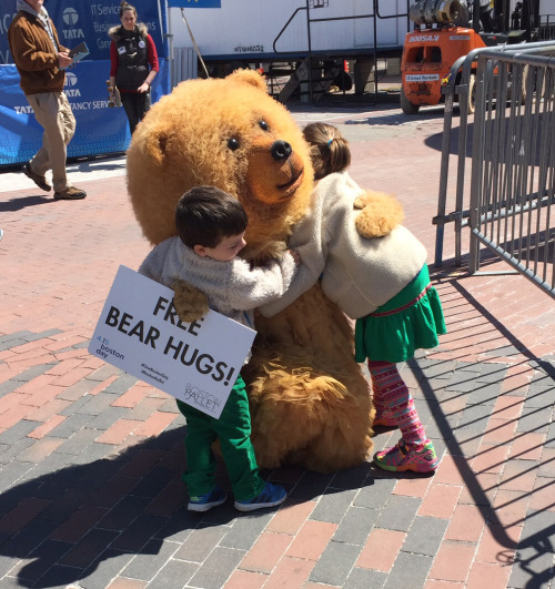 Celebrating One Boston Day with Nutcracker Bear Hugs in Boston! 