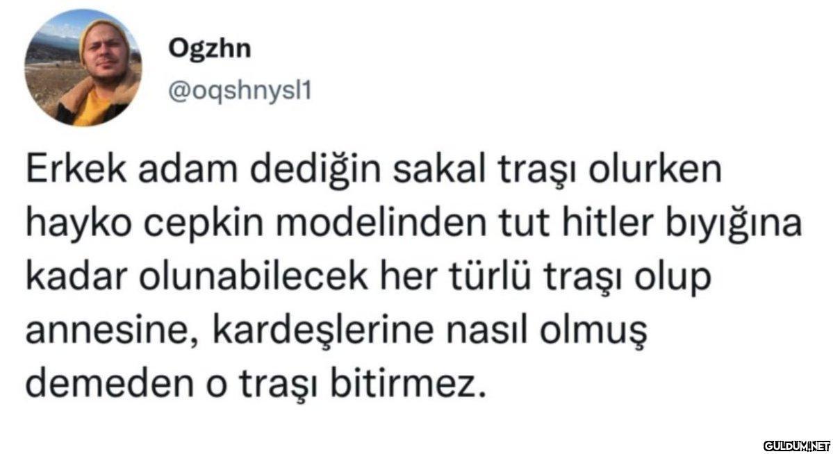 Ogzhn @oqshnysl1 Erkek...