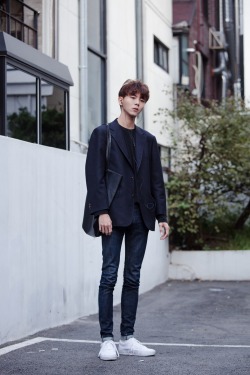 koreanmodel:  Streetstyle: Joo Woo Jae shot by Kim Kyung Hun 