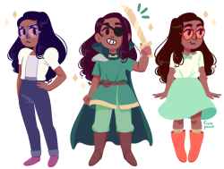 fuwapeach:  i really love connie and all of her outfits are A edit: fixed up some errors