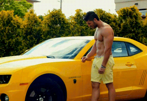 FIKIEither she got the car he always wanted and rubbing it in his face, or she’s leaving him for that other girl.I don’t know which is funnier.