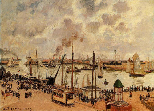 The Port of Le Havre, 1903, Camille PissarroMedium: oil,canvas