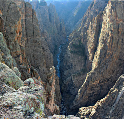 travelingcolors:  Black Canyon North Rim, Gunnison River | Colorado (by Glenn Merritt) 