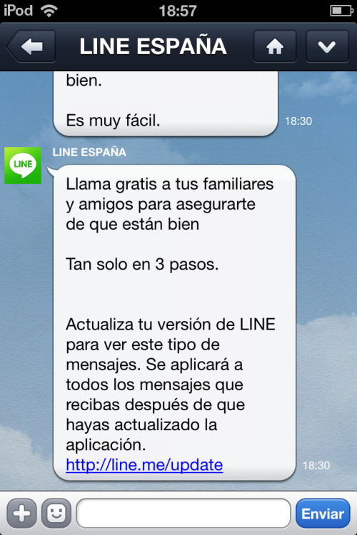 acidocasualidad:  Mu bien Line, mu bien.