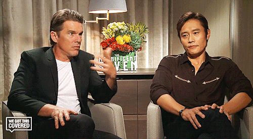 Exclusive Interview: Ethan Hawke and Byung-hun Lee Talk The Magnificent Seven [HD]