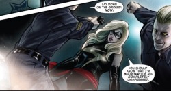 fajrdrako:  doomcannotbethisadorable:  Ms. Marvel 49  Cop: Lay down on the ground now. Carol Danvers: You should know that I’m bulletproof and completely unimpressed. 