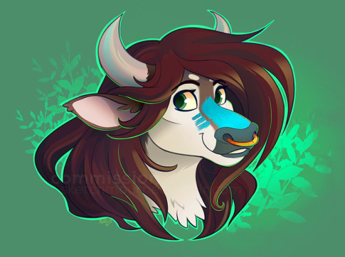 colored sketch commission of tauren druid Naturalfeel for @artofnakoo! 